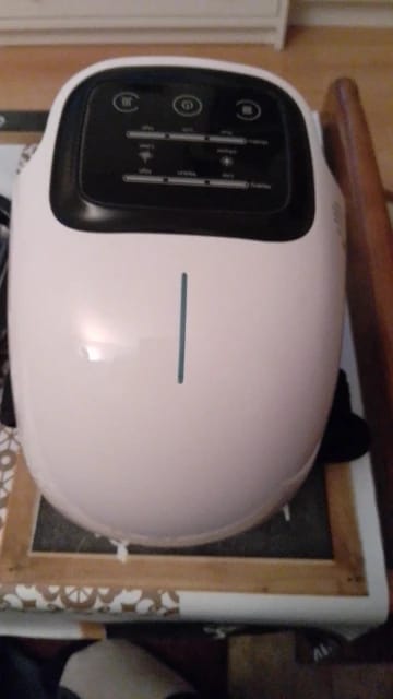 Customer photo review of Smart Heated Cordless Knee Massager - Fast Joint Pain Relief & Recovery