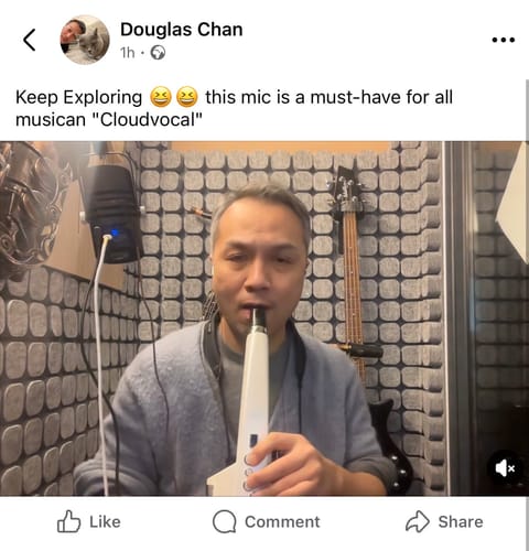 Customer photo review of FlashTrack DSP Microphone