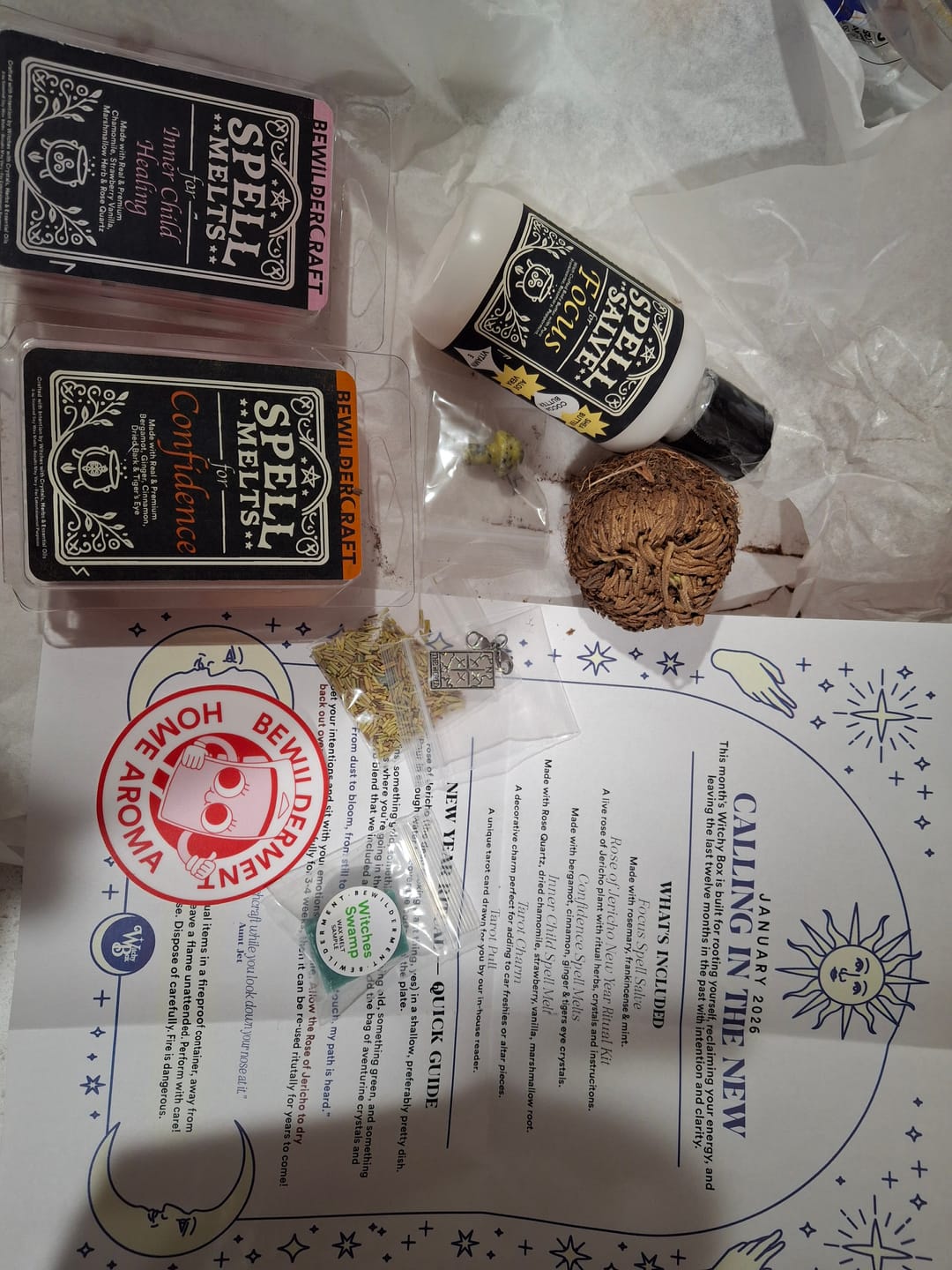 Customer photo review of Witchy Box - A Little Magic, Monthly!