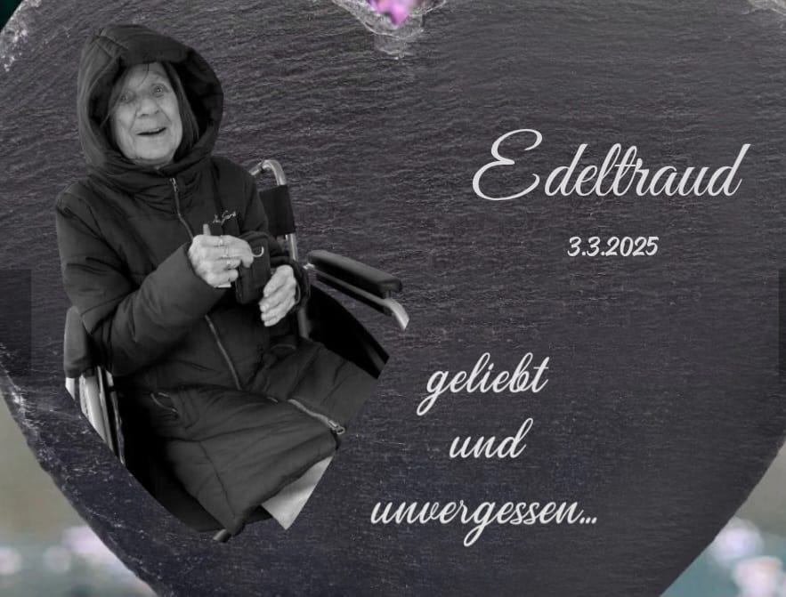 Customer photo review of Liebe hört nicht auf - Personalisiertes Schieferherz als Andenken an geliebte Verstorbene