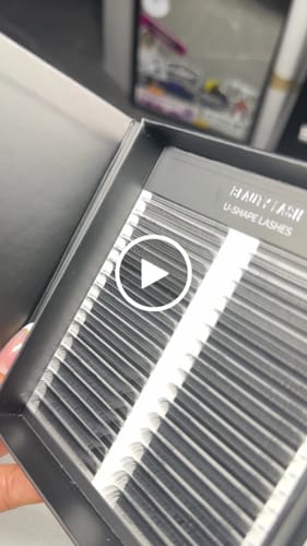 Customer video review of Mixed U-Shape Lashes (36 rows)