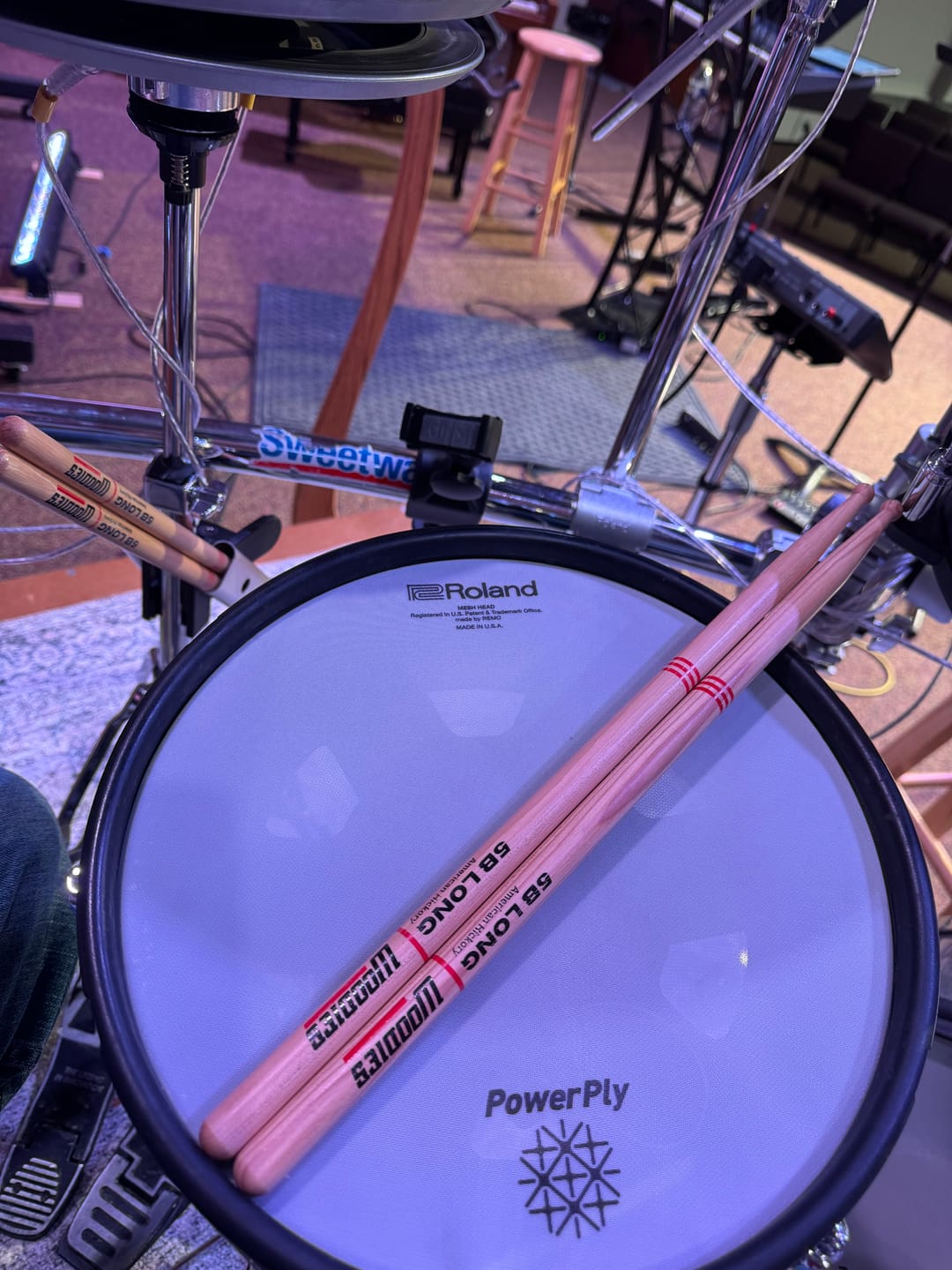 Customer photo review of American Hickory 5B Long Drumsticks