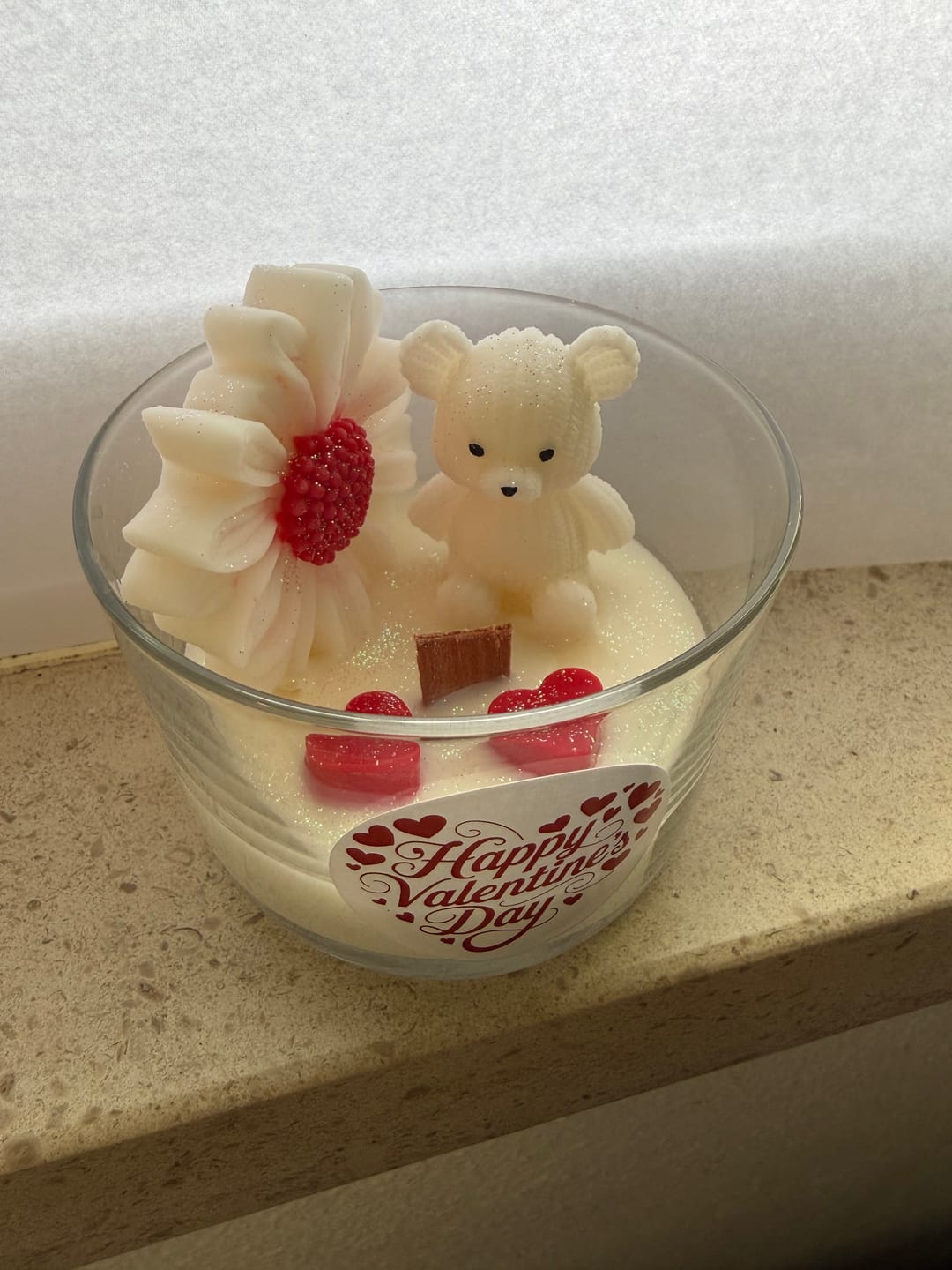 Customer photo review of Colorante líquido para velas ROJO PRIMARIO