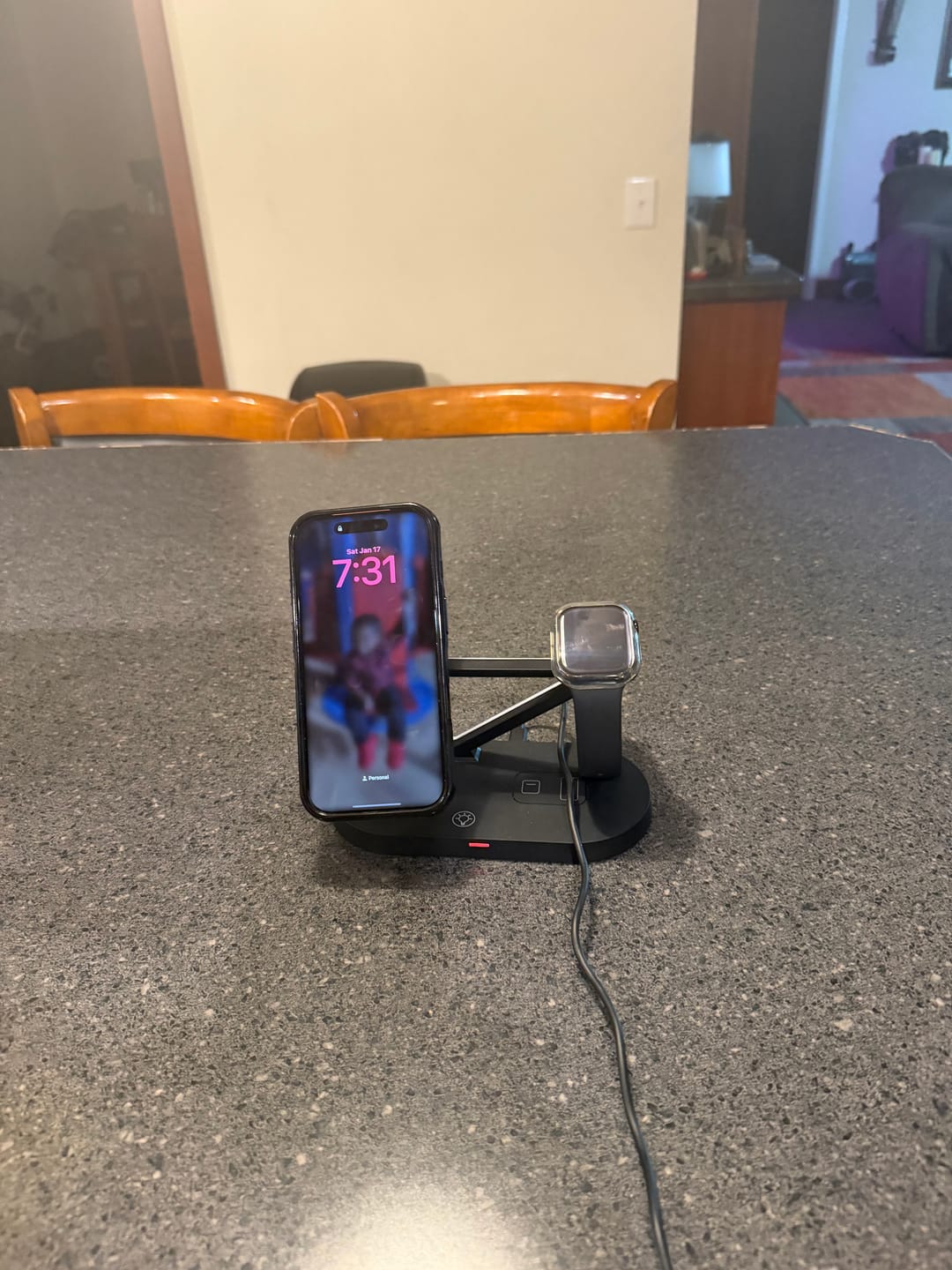 Customer photo review of PRISM CHARGING STATION BY MDRNDOCK