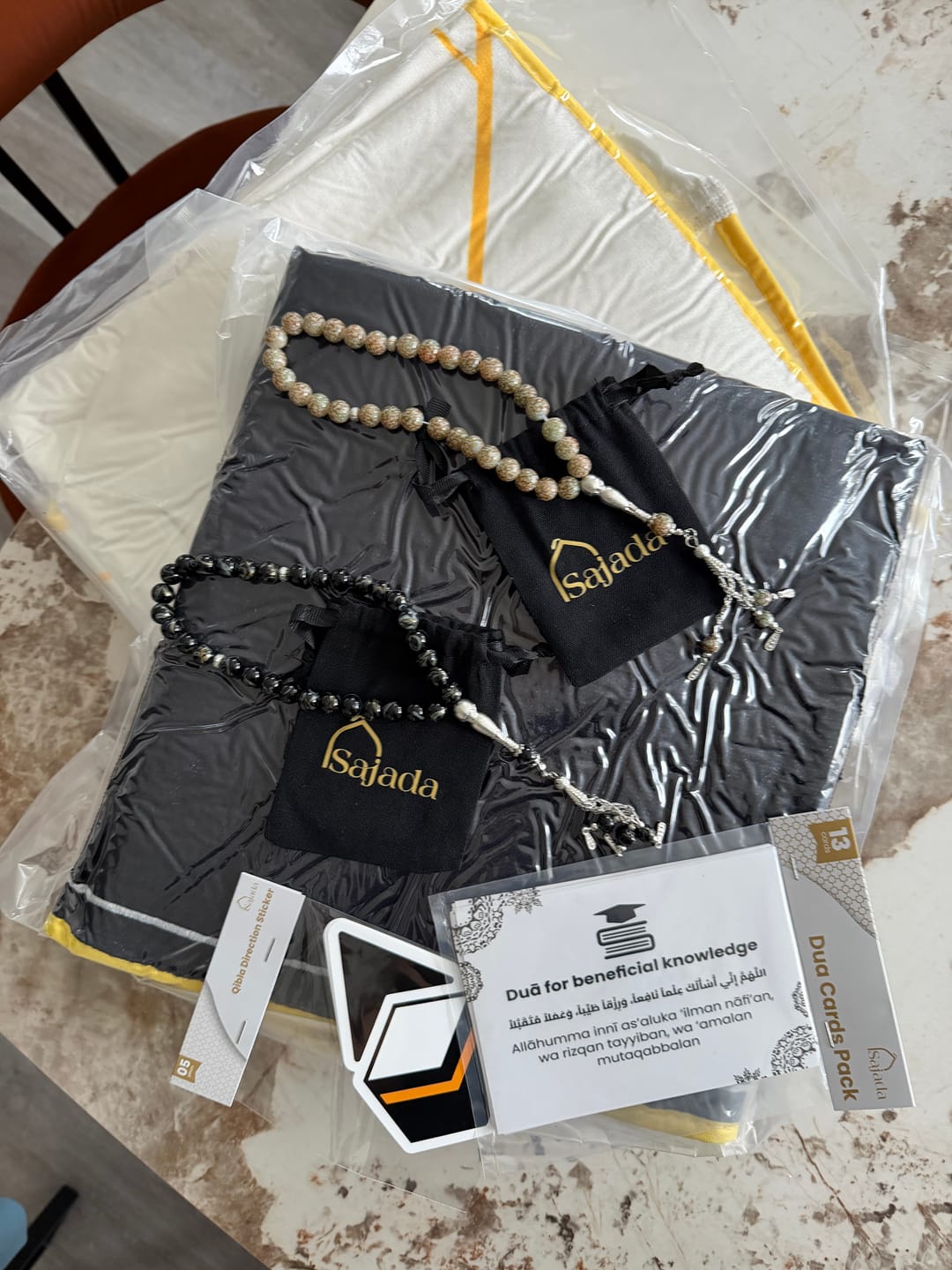 Customer photo review of Set of 5 Kaaba Compass Sticker