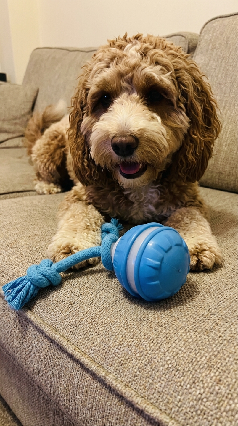 Chase Buddy at home with Chloe T.
