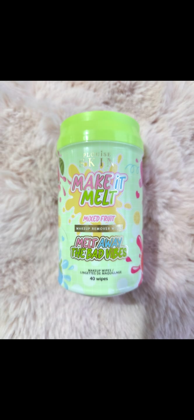 Customer photo review of P.Louise Make It Melt Makeup Remover Wipes