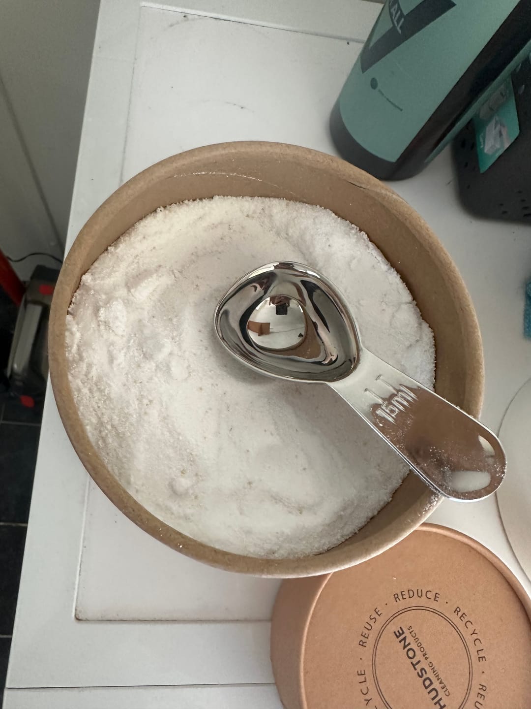 Customer photo review of Stainless Steel Laundry Powder Scoop