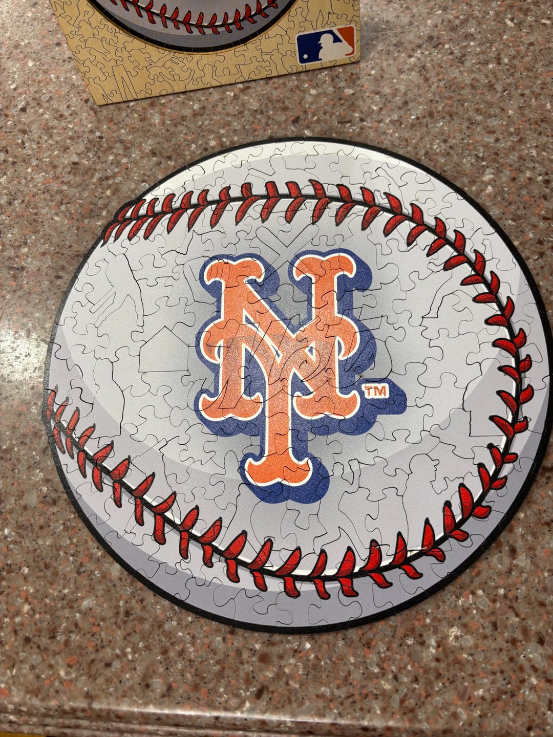 Customer photo review of New York Mets™ - Wooden Puzzle