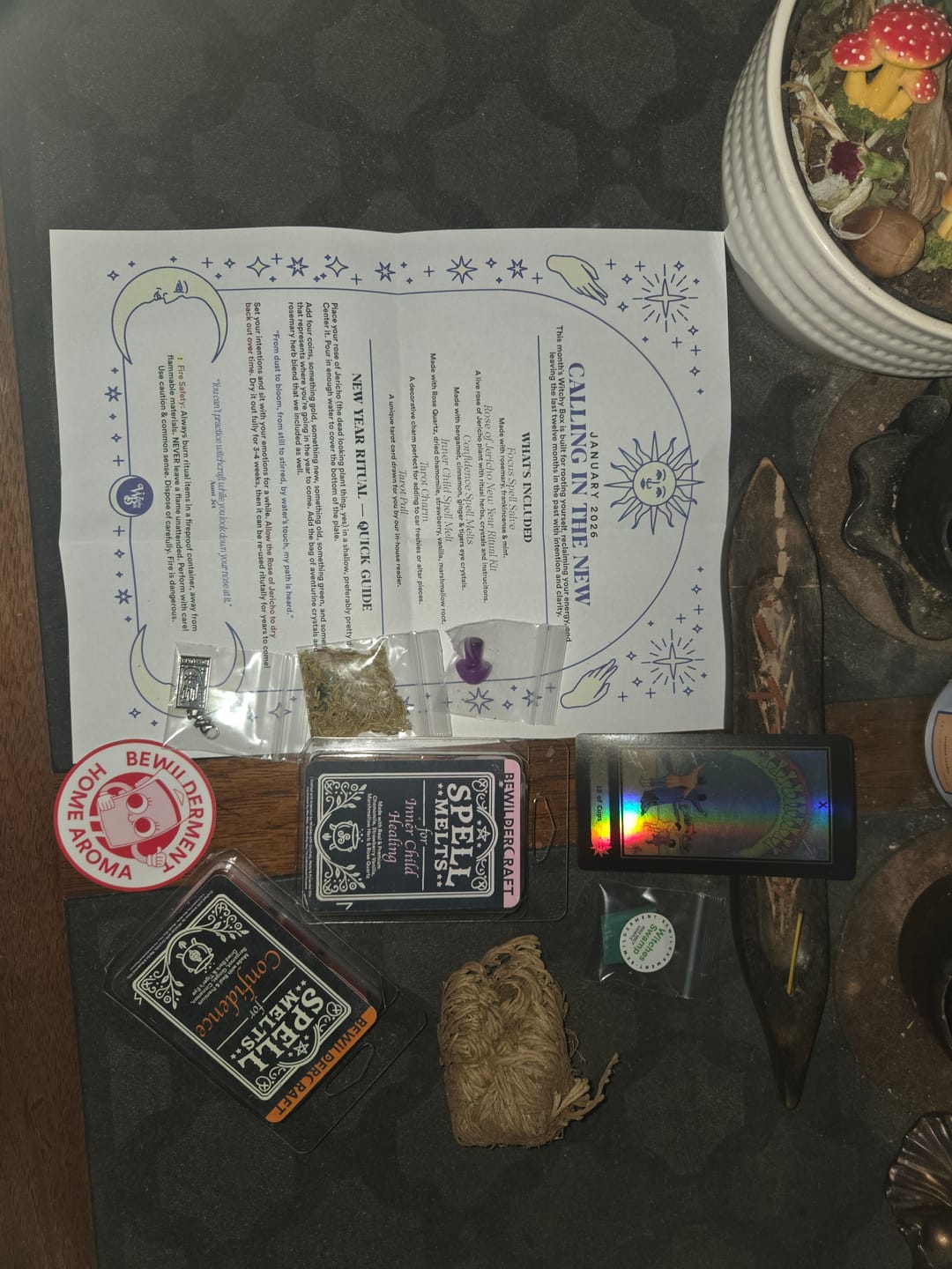 Customer photo review of Witchy Box - A Little Magic, Monthly!