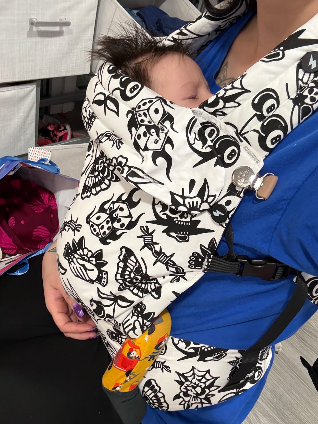 Customer photo review of The Dahlia Carrier in Bad Boy