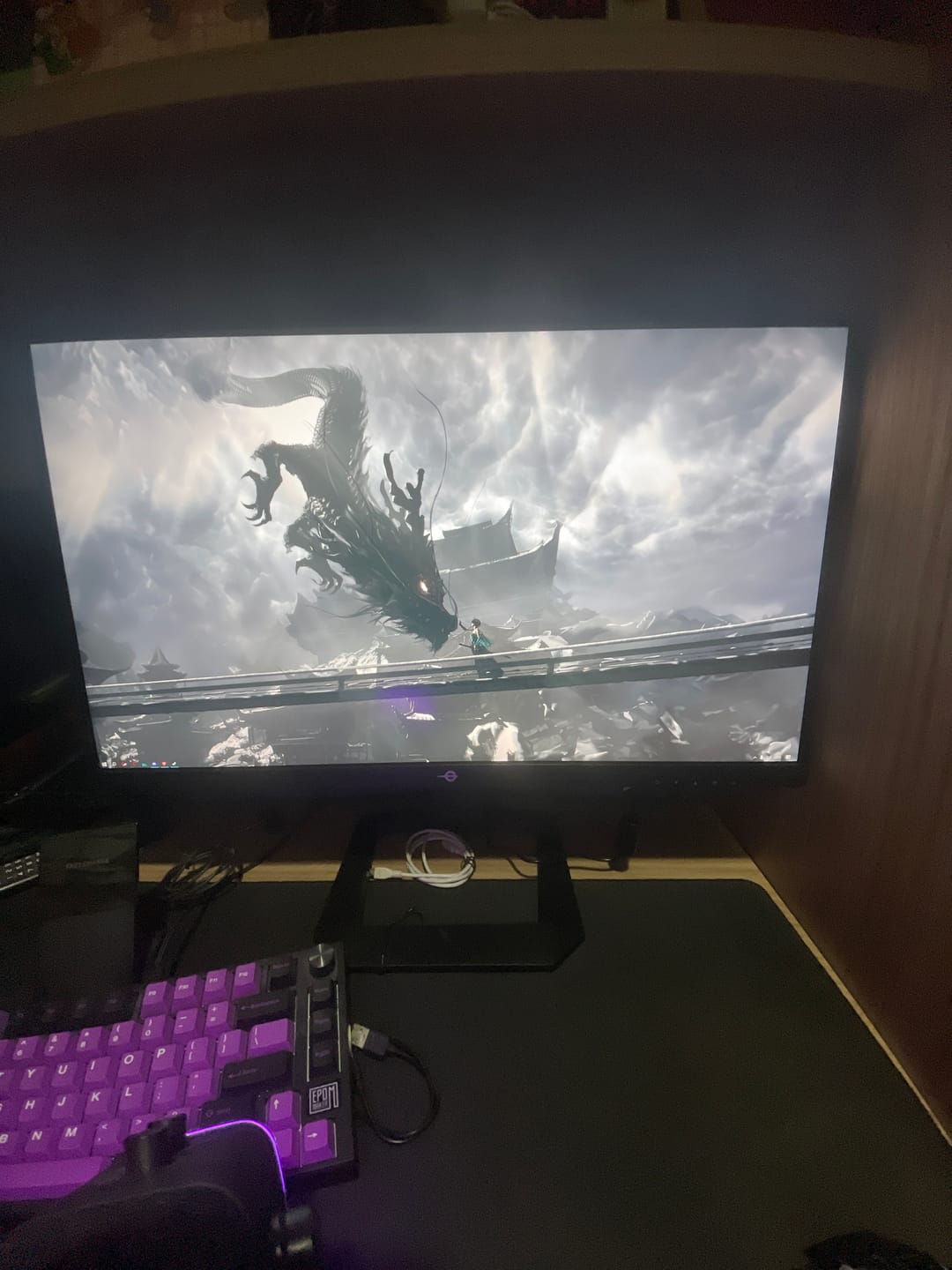 Customer photo review of TITAN ARMY P2710S Gaming Monitor