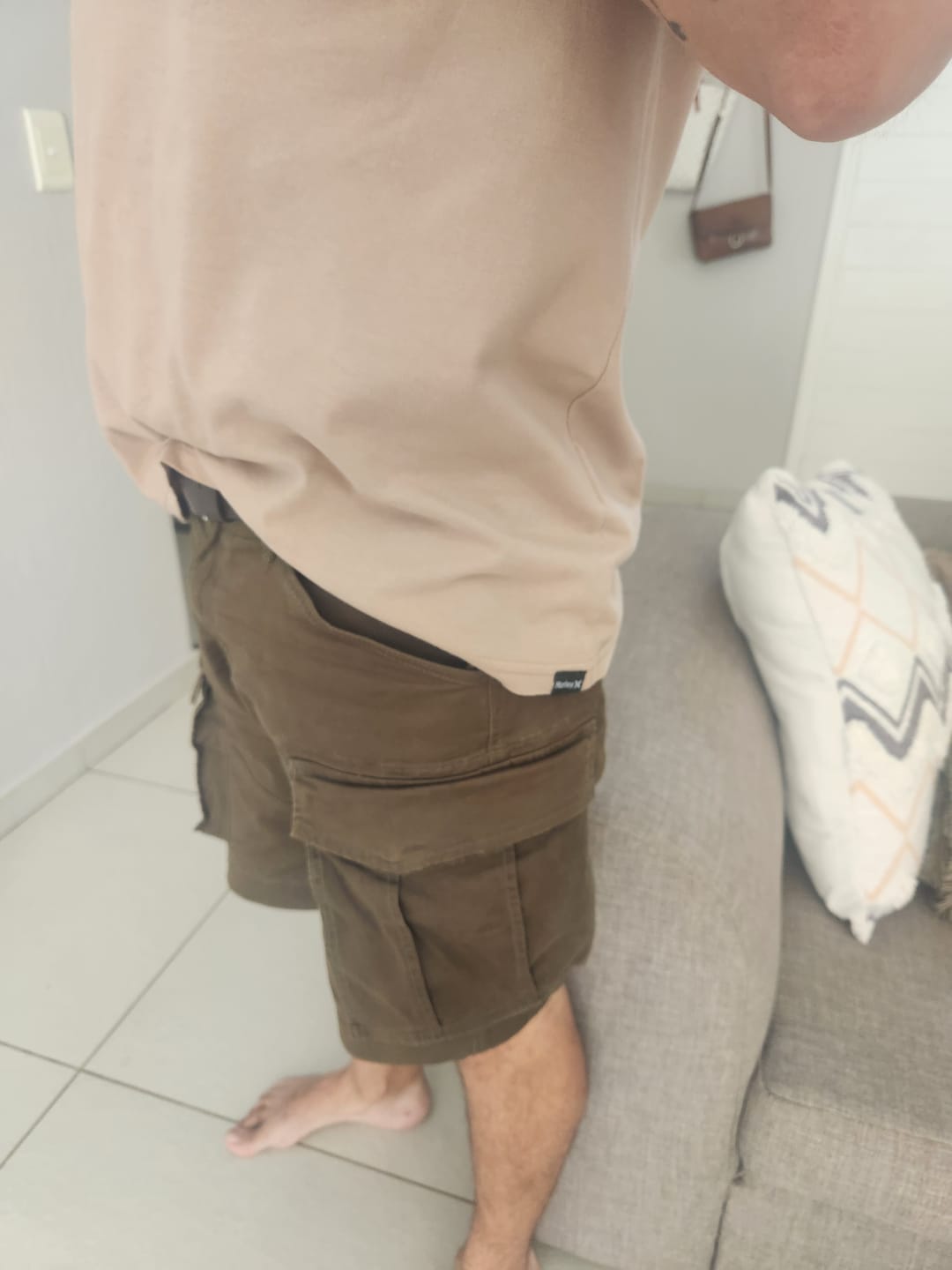 Customer photo review of Brexa Cargo Shorts Fatigue