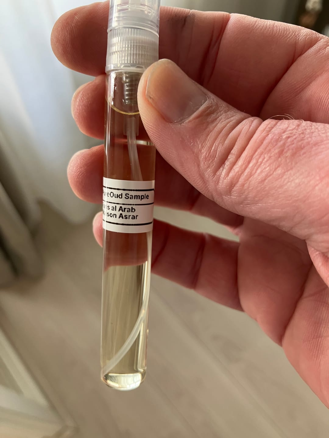Customer photo review of Maison Asrar - Sample Service 2/5/10ML