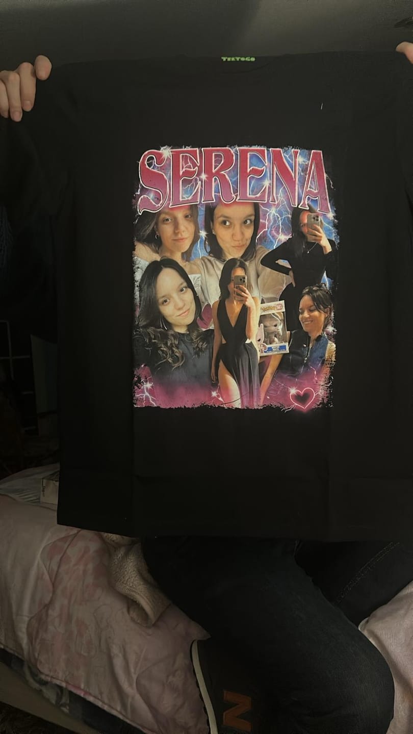 Customer photo review of BOOTLEG T-SHIRT GIORGIA TEMPLATE