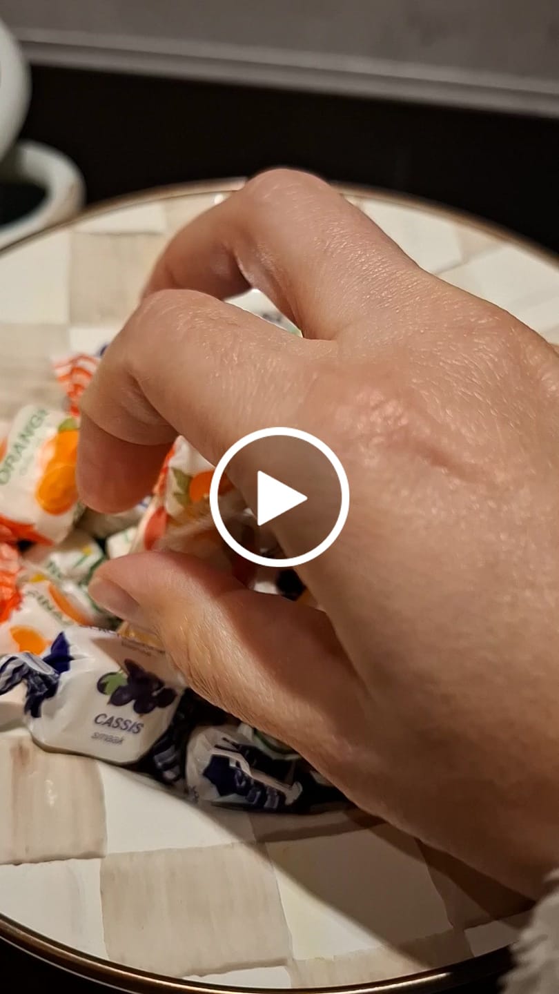 Customer video review of Mocha Check Small Compote by MacKenzie-Childs