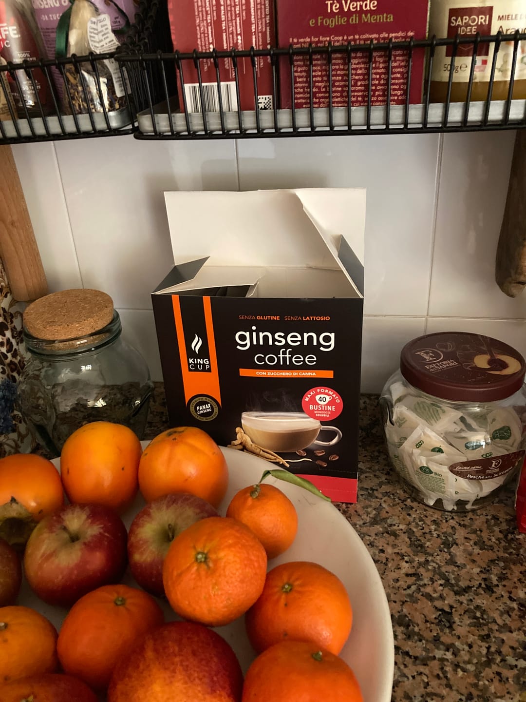 Customer photo review of 240 bustine di Caffè al Ginseng con zucchero di canna