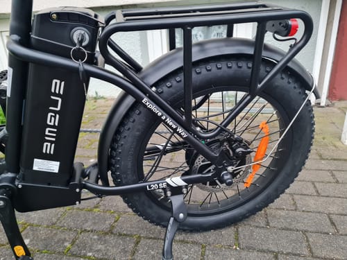 Customer photo review of Engwe L20 SE 250W 20" Foldable Electric Bike 561Wh Trekking Bike Step-through E-bike 36V 15.6Ah Battery