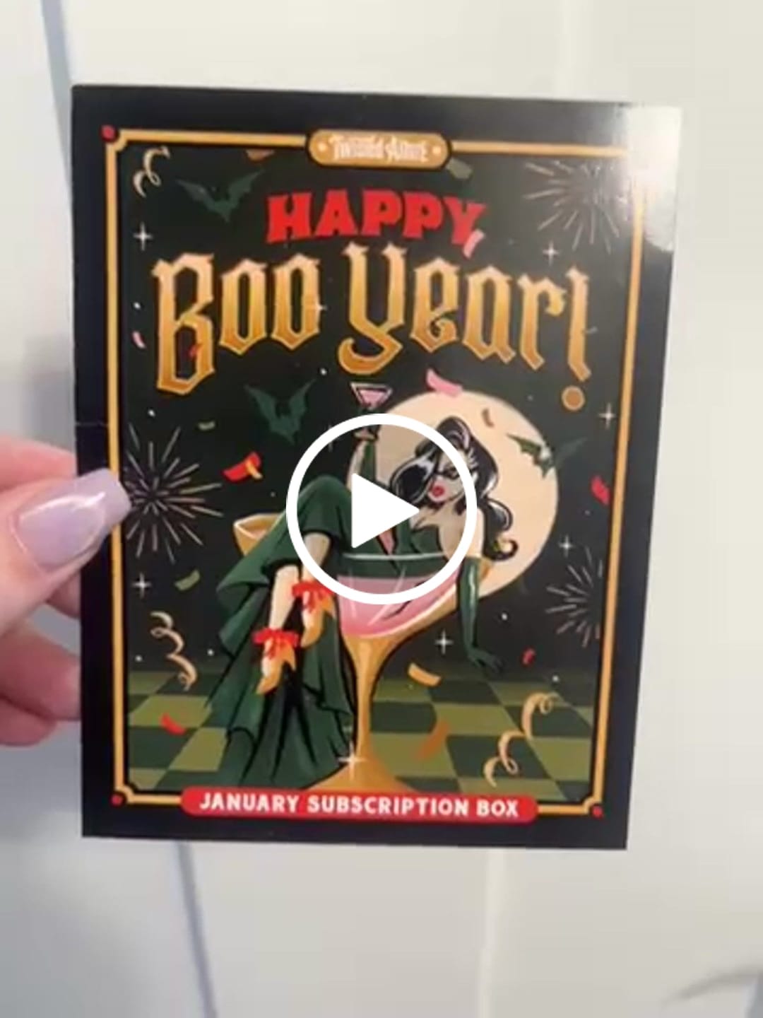 Customer video review of Monthly Subscription Box