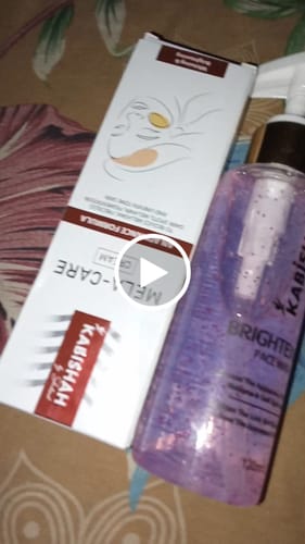 Customer video review of Pigmentation Bundle: Face Wash & Melasma Cream Duo