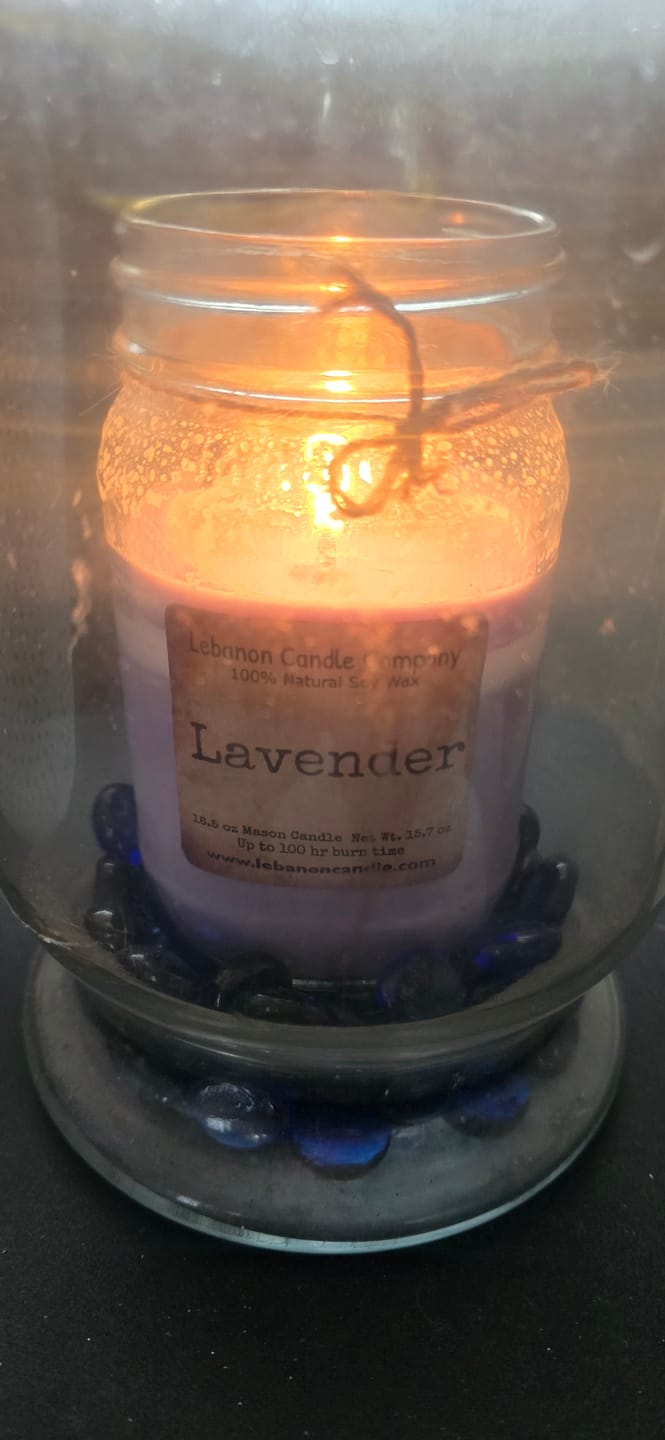 Customer photo review of Lavender Candle