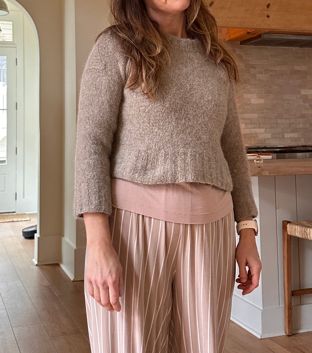 Customer photo review of Alissa Sweater - Baby Alpaca