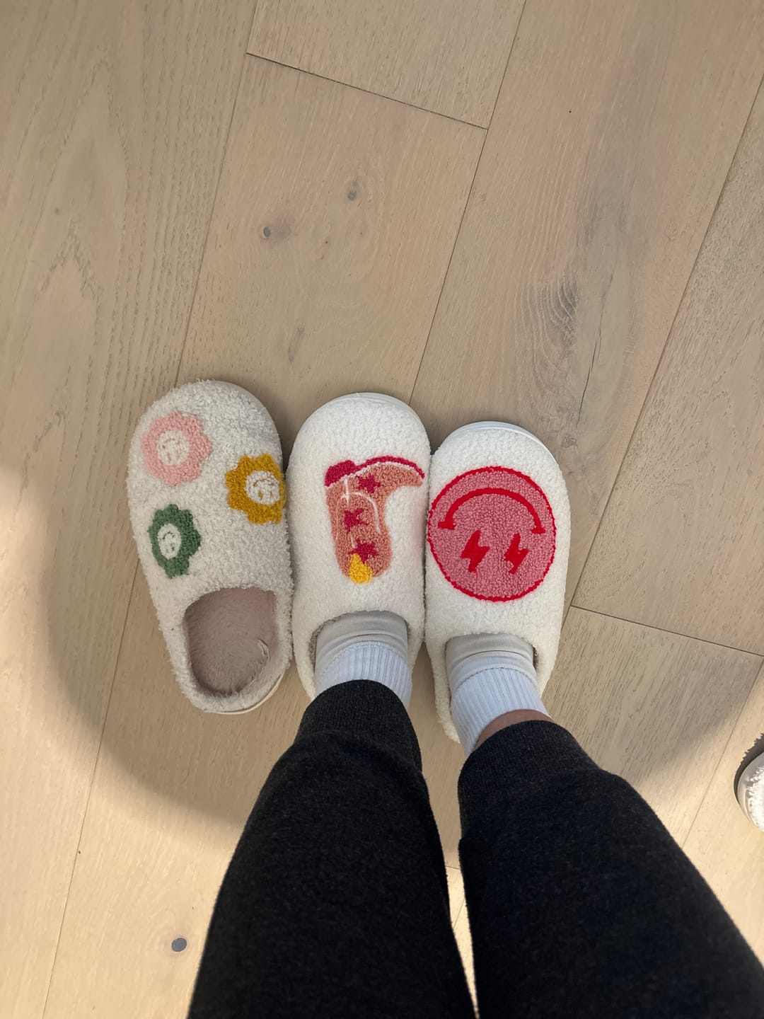 Customer photo review of Cowboy Boots Slippers