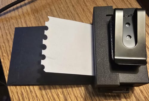 Customer photo review of Holder For The PITATA Smart Printer Mini