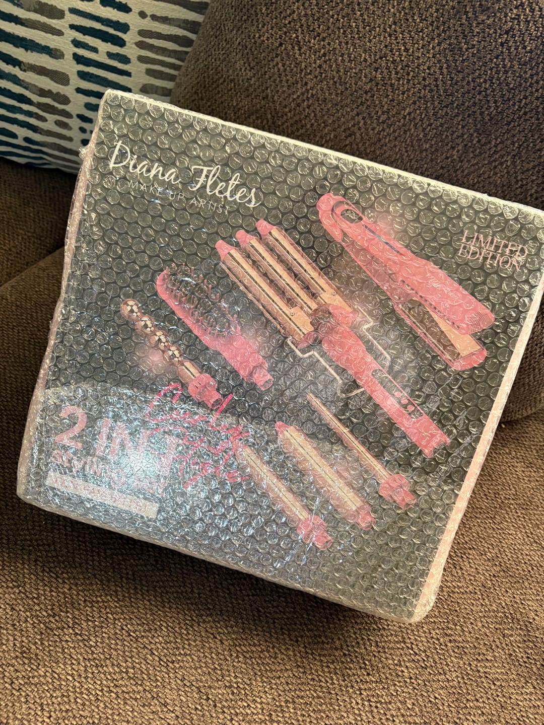 Customer photo review of Set Plancha Profesional Infrarroja + Ferro 6 en 1 TITANIUM GALVANIZADO