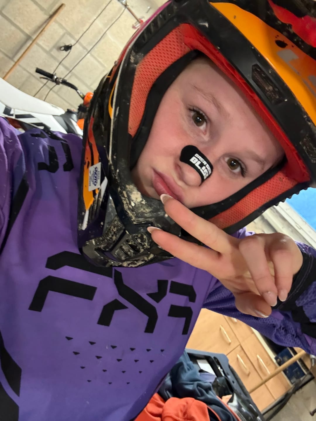 Customer photo review of Bandes Nasales Sport & Sommeil Noires