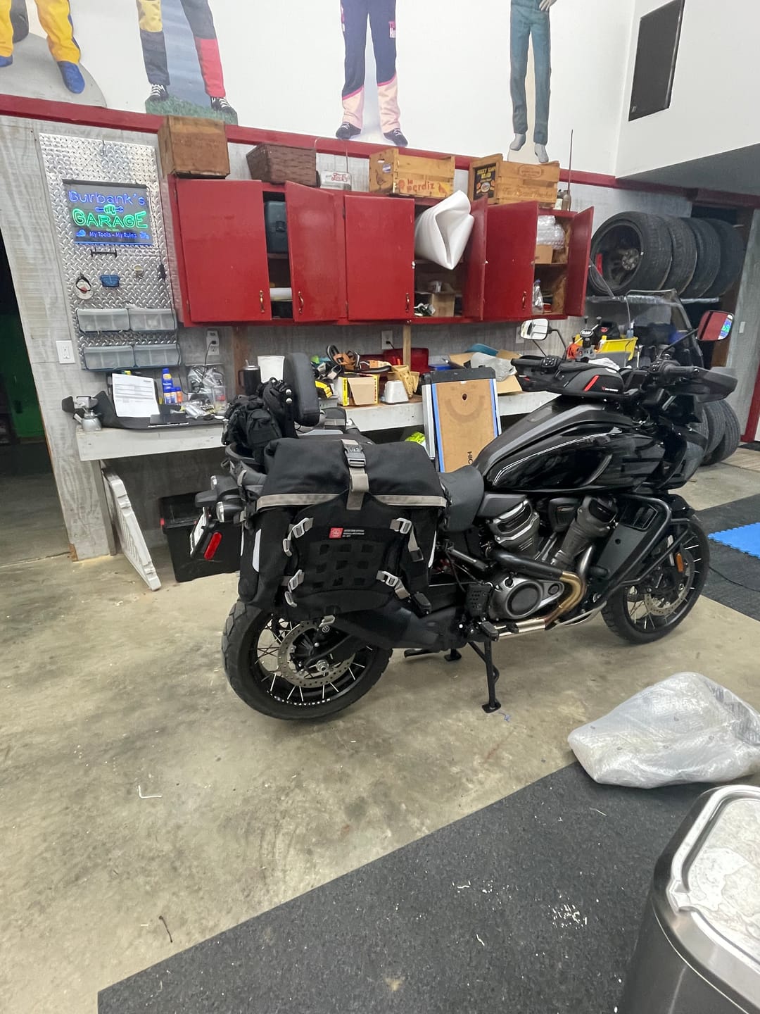Customer photo review of 40L - Apex Medium ADV Touring Panniers for Harley Pan America RA1250/S