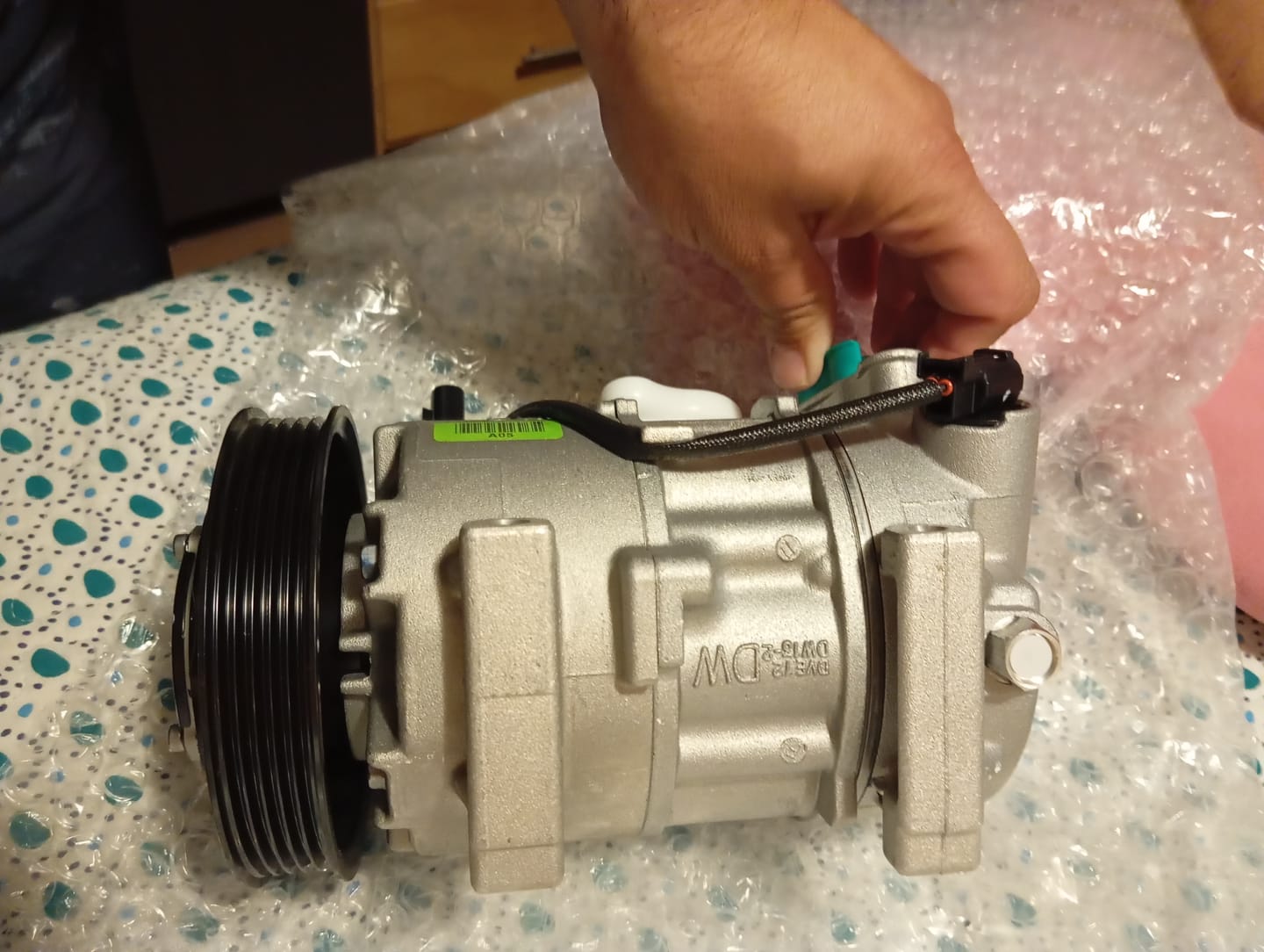 Customer photo review of Compresor Hyundai Accent Rb 2015 a 2019 Korea 977011R900