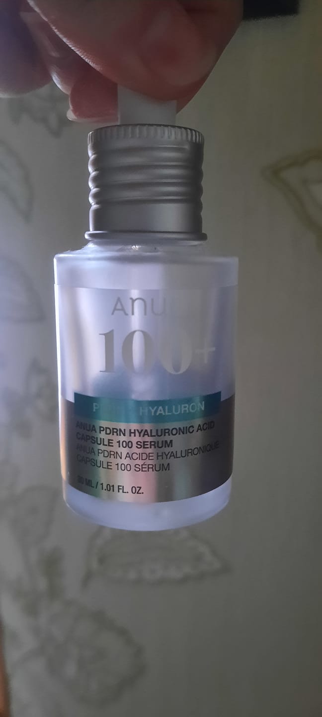 Customer photo review of Serums ar PDRN mirdzuma piešķiršanai ādai Anua PDRN Hyaluronic Acid Capsule 100 Serum