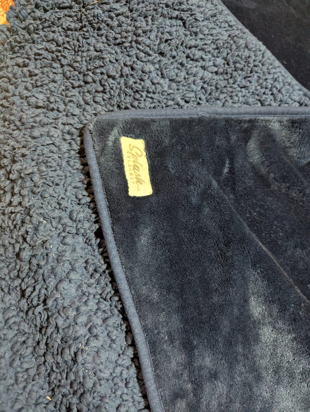 Customer photo review of Waterproof Splash Blanket™ - Hamptons Navy The OG
