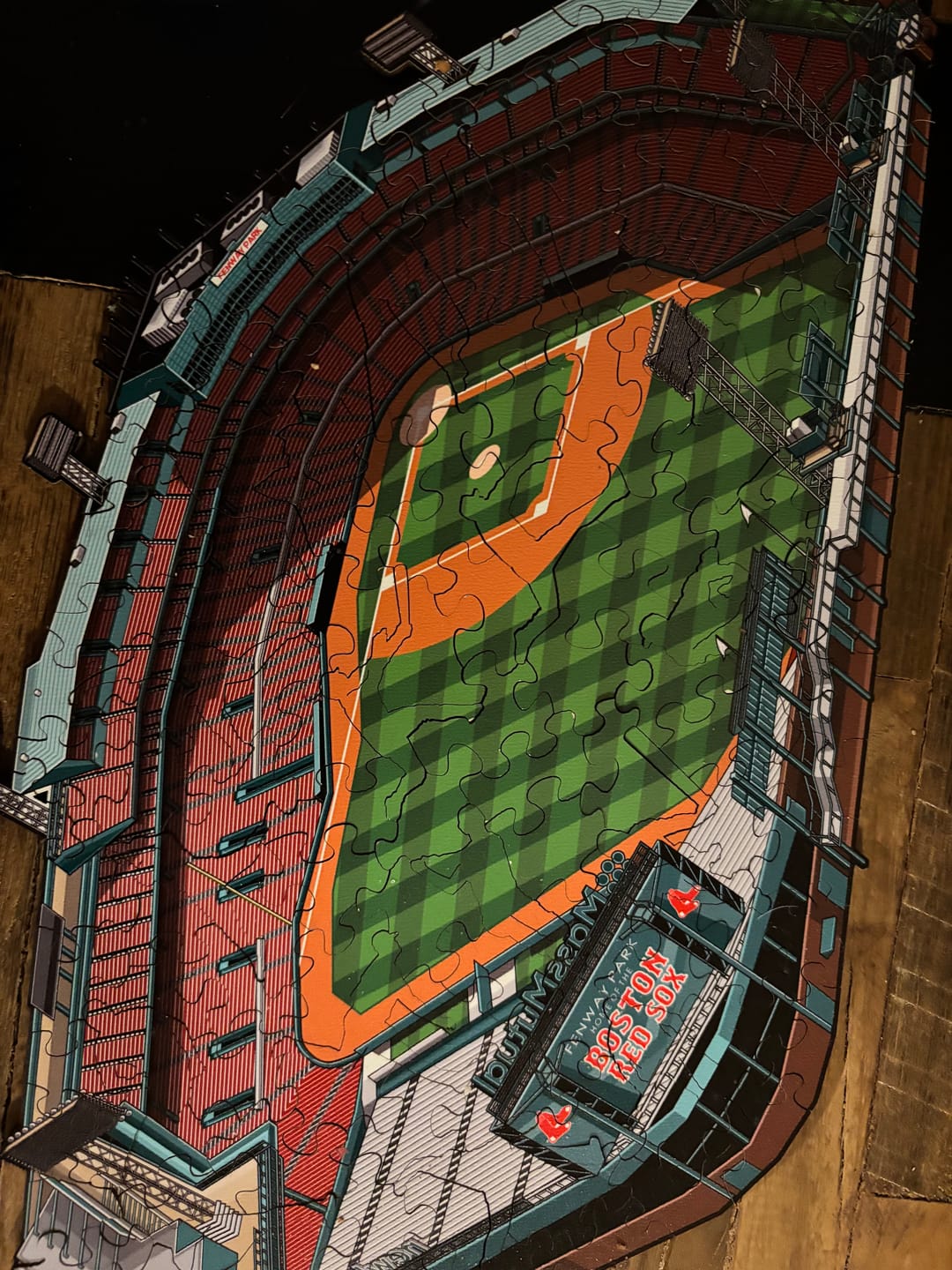 Customer photo review of Boston Red Sox™ Fenway Park Stadium - Wooden Puzzle
