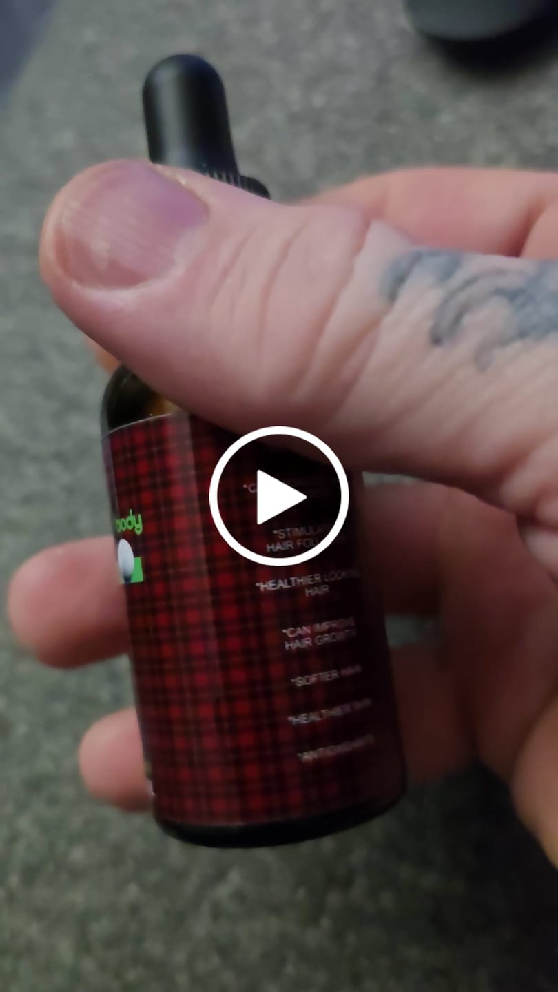 Customer video review of 19th Hole Beard Oil