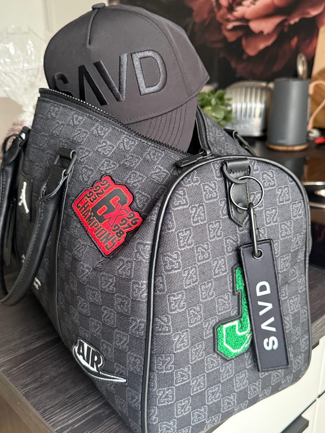 Customer photo review of SAVD Blackout Snapback