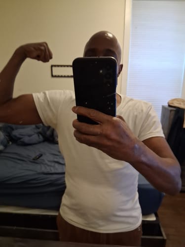 Customer photo review of Myostatin Inhibitor Muscle Builder - MYO-11