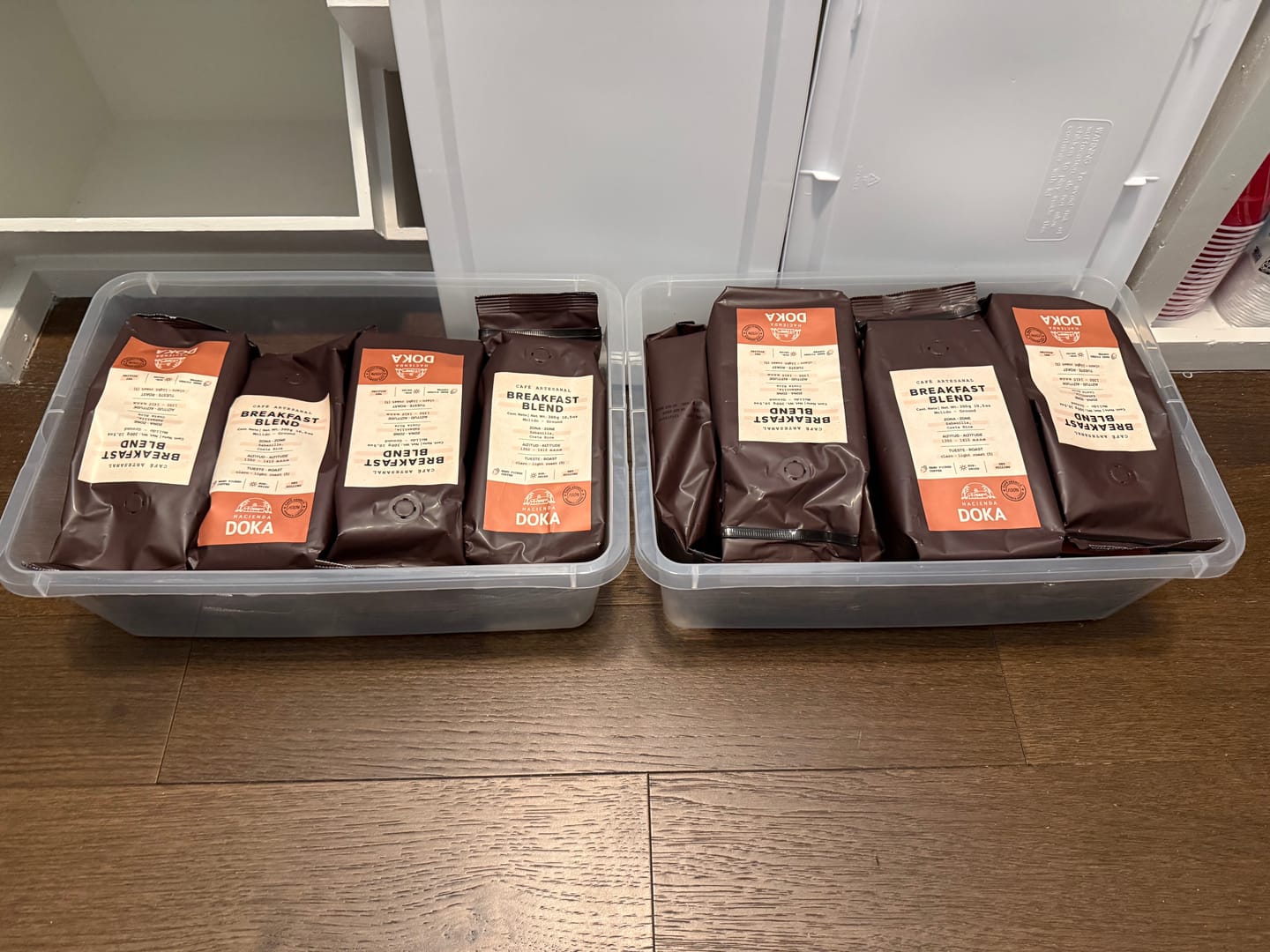 Customer photo review of Café Hacienda Doka Breakfast Blend