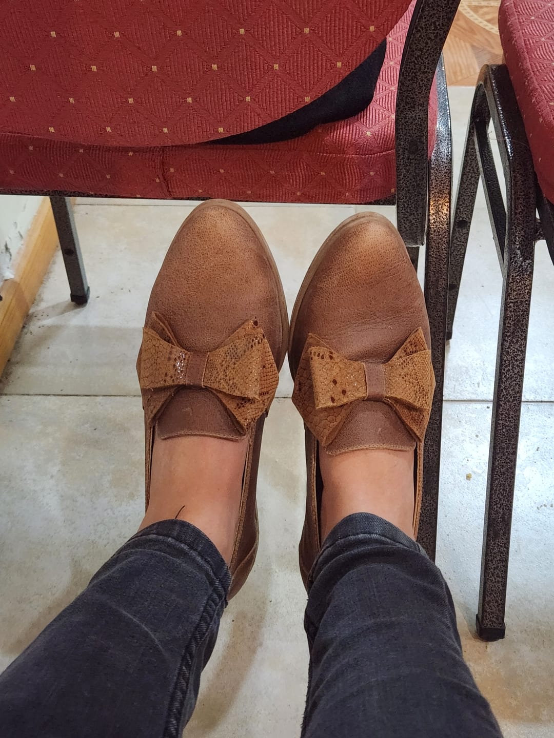Customer photo review of Mocasín Rosita Amatista