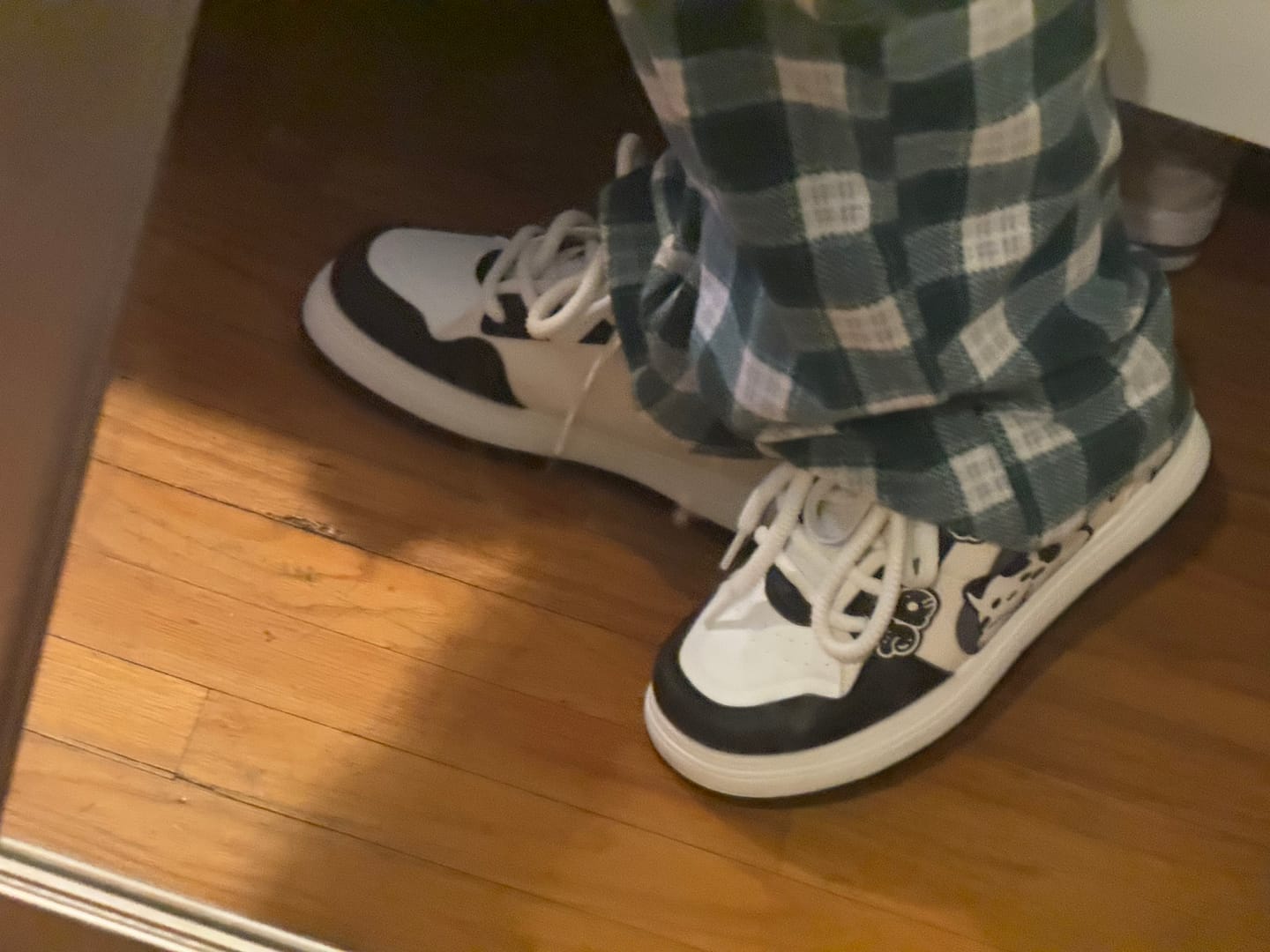 Customer photo review of Chubby Cheeks Kitty Casual Sneakers - Unisex