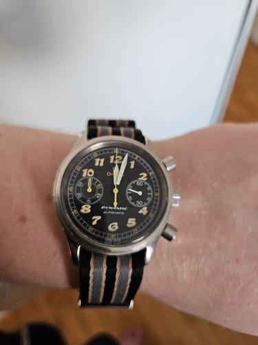 Customer photo review of NTTD Bond Nylon Watch Strap