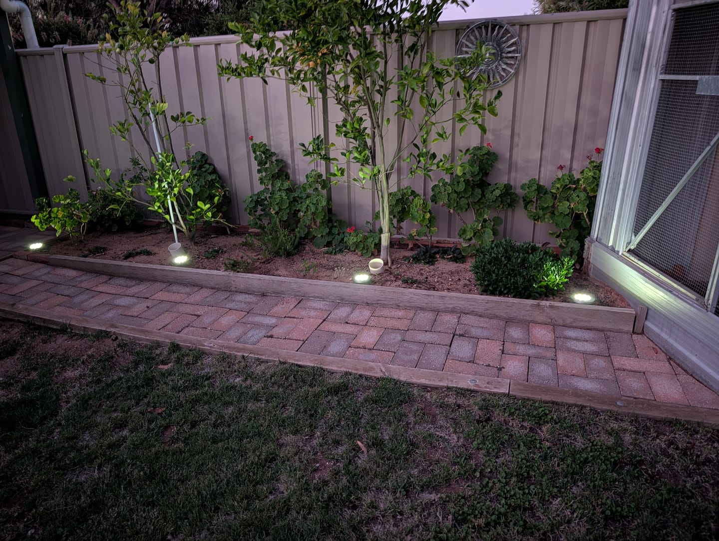 Customer photo review of SolaGarden™ LED Ground Light Pack
