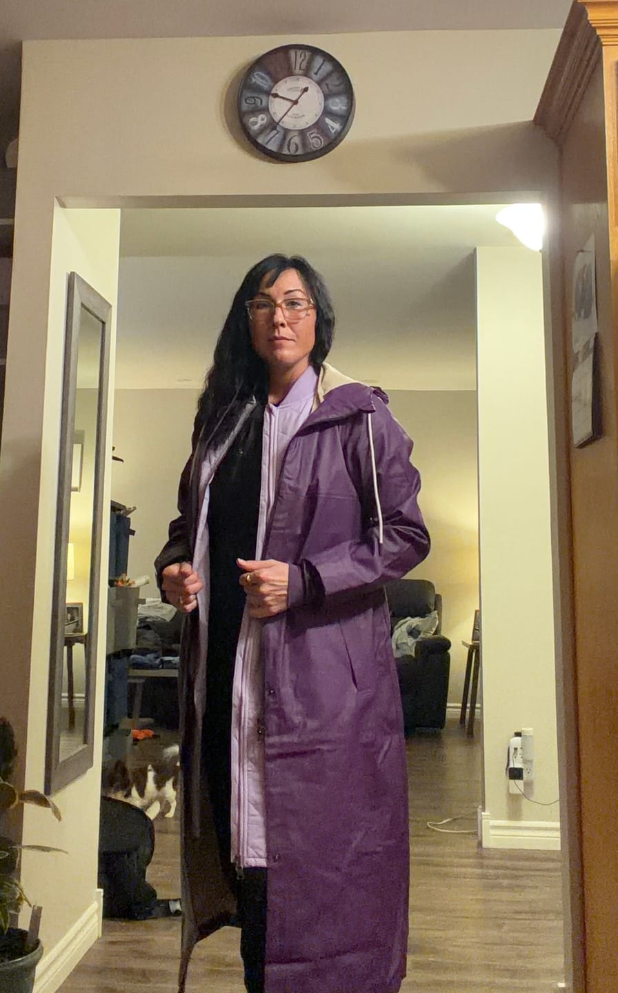 Customer photo review of Long Liner - Lavender Mist