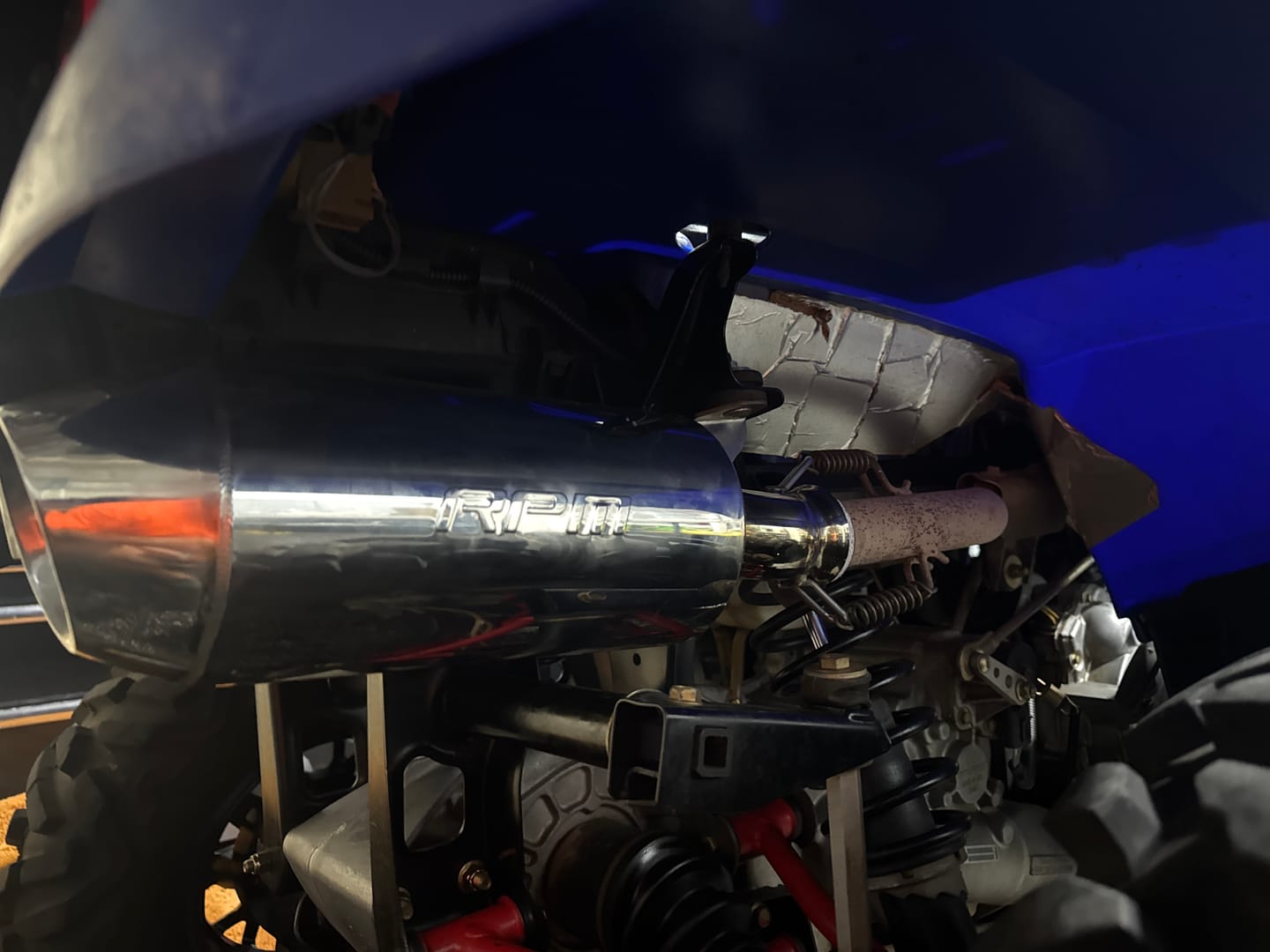 Customer photo review of RPM Polaris Sportsman 450/500/570/800 Sport Muffler - Slip On Exhaust