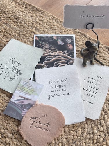 Customer photo review of Monthly Artisan Card Subscription