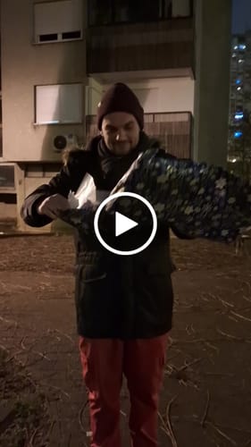 Customer video review of Dog Custom Embroidered Photo Hoodie
