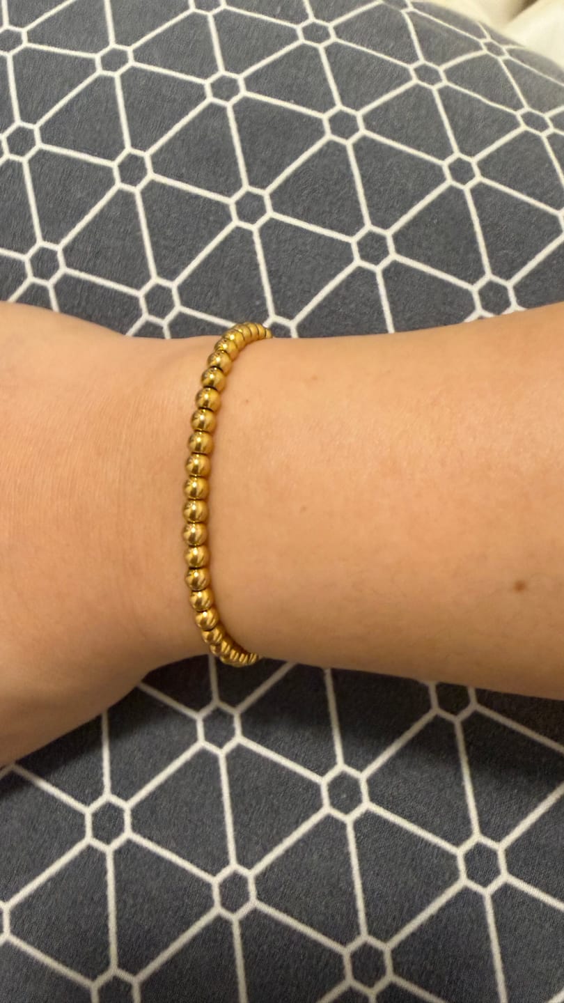 Customer photo review of Caicos Beaded Bracelet