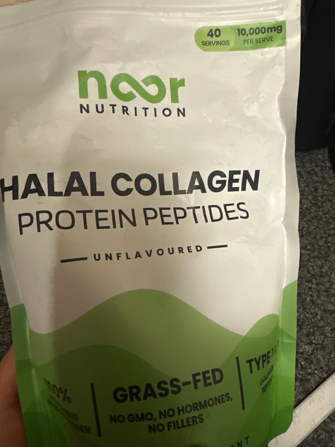 Customer photo review of Halal Collagen Powder