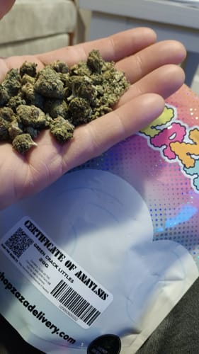 Customer photo review of Green Crack - 28 Grams Littles - Sativa